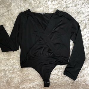 Wrap-style body suit